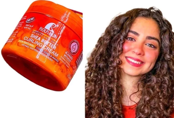 Roushun Shea Butter Curling Cream 350ML For Natural Curls, Coils And Waves
