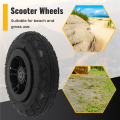 8 Inch Off Road Wheel Pneumatic Rubber Mountain Wheels Kit for DIY Skateboard /Scooter/ROTATING. 