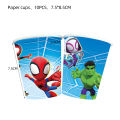 Spidey And His Amazing Friends Party Decoration Spiderman Birthday Theme Tableware Paper Plates Balloons Baby Shower. 