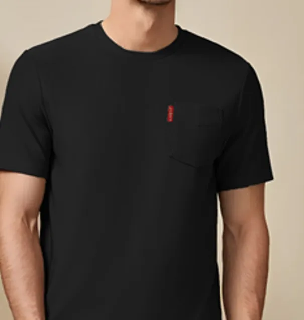 Mens Pocket T-Shirts Black