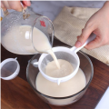 Plastic Fine Mesh Scoop Strainer Colander Flour Sieve With Handle Juice Tea Strainer Kitchen Accessories Handheld Screen Meshes 1Pcs. 