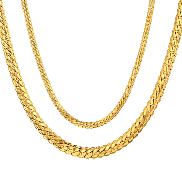 Gold%20Color%20316l%20Stainless%20Steel%20Necklace%20Femme%20Boys%20Mens%20Chain%20Necklace%20Fashion%20Jewelry%20Punk%20Classic%204mm%207mm%20Snake%20Chain%20-%20Image%208