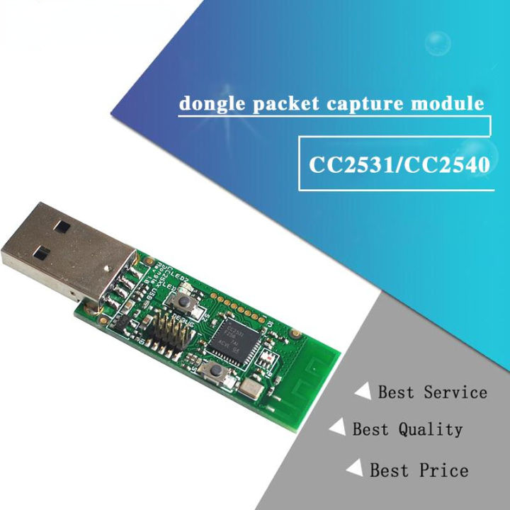 Wireless Zigbee CC2531/CC2540 Sniffer Bare Board Packet Protocol Analyzer Module USB Interface Dongle Capture Packet Module
