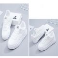 Atikota Women Low-Top Sneakers Ins Popular All-Match Casual Sport Schoolgirl Retro White Shoes. 