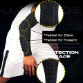 1 PCS Professional Sports Compression Arm Guard Sleeve Padded Elbow Forearm Sleeves Compression Arm Protective Support. 