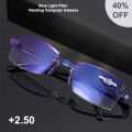 Reading Glass Blue light Filter Reading +2.50 Power Computer and Paper Reading Glass 2.50 Power Glasses For Men and Women in Daraz Flyer. 