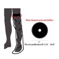 Waterproof Cast Cover Leg Adult Full Leg Shower Protector Watertight Protection for Foot Ankle Knee Wound. 