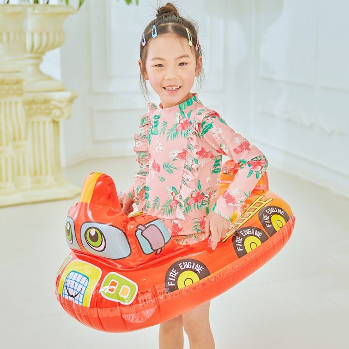 Swimming Rings Kid Pool Swimming Circle Smooth Cartoon Car Swimming ...