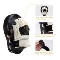 Boxing Leather Punch Focus Mitts,Target Training Hand Pads for Karate, Muay Thai Kick, Sparring, Dojo, Martial Arts. 