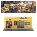 1/64 Scenery Diorama Parking Lot Models Scenery Model Car Display. 