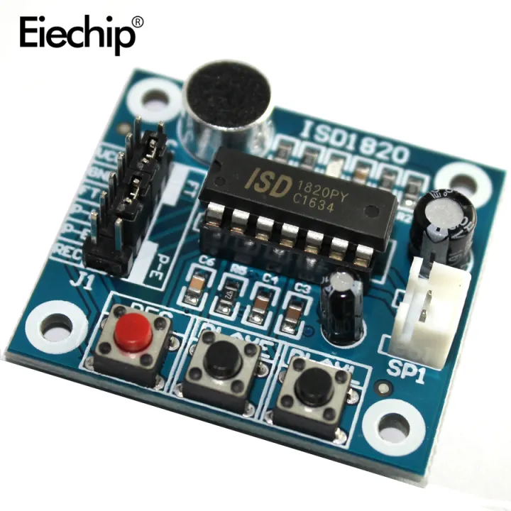 Sound%20ISD1820%20Arduino%20Microphone%20with%20Plate%20Voice%20Module%20Recording%20KAMDSS015%20%5B%5D%20ISD1820%20Voice%20Board%20-%20Image%202