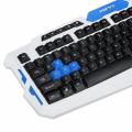 HK8100 2.4Ghz Wireless keyboard Mouse Combo Desktop Laptop Keyboard Set for Home Office Computer PC Gamer - White   blue. 