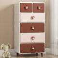 Thickened Storage Cabinet Drawer Style Baby Wardrobe Infant Children Snacks Toys Organizer Box Plastic Storage Chest of Drawers. 
