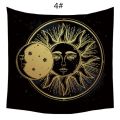 【LuxeGlow】Sun and Moon Psychedelic Wall Tarot Tapestry Divination Altar Tarot Tablecloth Drop Shipping. 