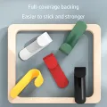 1/2/6 pcs Luxury Smooth Surface Hooks Nordic J-Shaped Self-Adhesive Hooks Multipurpose Wall Mounted Hooks Door Back Key Cloth Hanger Kitchen Bathroom Organizers / Hot Sale. 