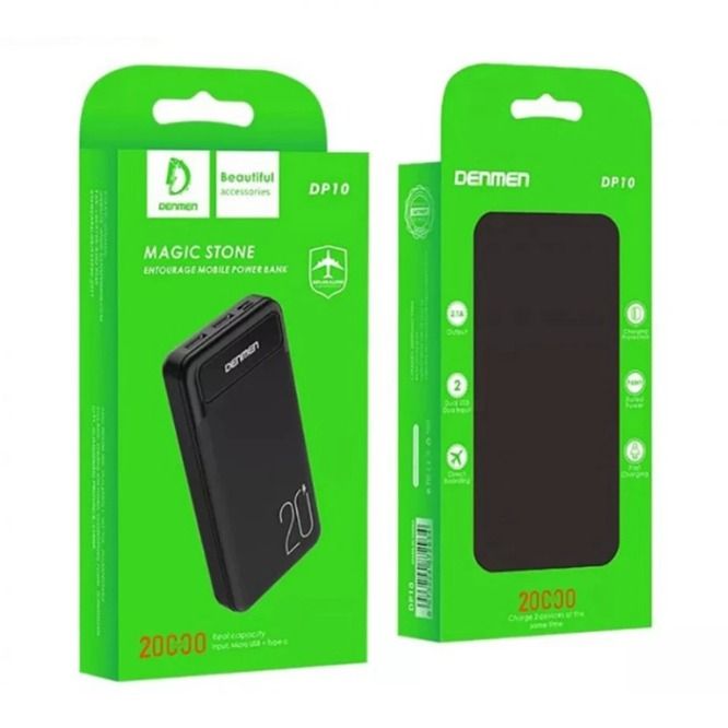 denmen%20DP10%2020000mah%20Power%20Bank%20%202%20USB,%20Type-C,%20Micro%20USB%20New%20box%20-%20Image%202