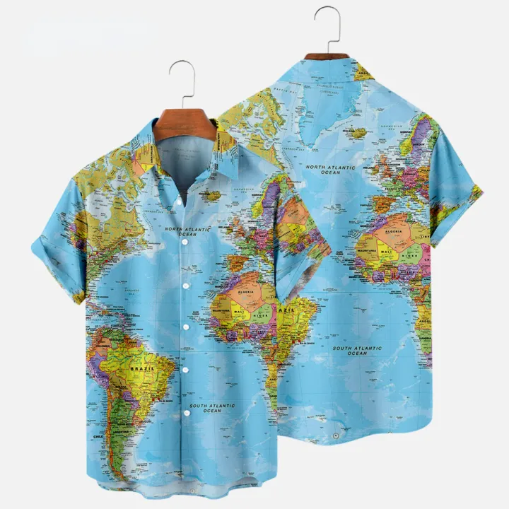 Hawaiian%20Men's%20Slim%20Fit%20Shirt%20Floral%20Men%20Fashion%20Map%203d%20Print%20Summer%20Beach%20Camisa%20Trip%20Blouse%20Casual%20Male%20Social%20Y2k%20Vintage%20-%20Image%202