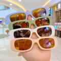 Original [ New ]2023 Children's Square Sunglasses Frosted Cartoon Baby Sunglasses uv400 UV Protection Kids Glasses. 