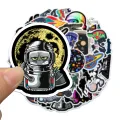 20/40/60 pcs of Outer Space Astronaut Stickers for Laptop Luggage Skateboard. 