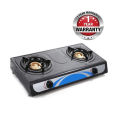 Double Burner Gas Cooker Non Stick - Latest Colorful Design. 