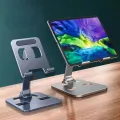 Universal All Aluminum Alloy Foldable Desk Phone Holder Mount Stand For Mobile Phone Holder For Tablet Desktop Metal Holder. 