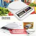 Digital Kitchen scale 10kg White Household Weight Scales Platform Electronic Balance Kitchen scale Baking Measure Food Cooking Tools. 