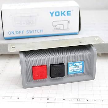 ON OFF Switch/ Push button switch for sewing machine clutch motor