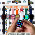 New T900 Pro Max L SERIES 9 " Infinite Display 2.3 INCH Fitness Tracker Smart Watch 2024 With Wire less Charger. 