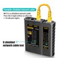 Professional Network Cable Tester RJ45 RJ11 LAN Cable Tester Detector Remote Test Tools Networking(With Battery). 