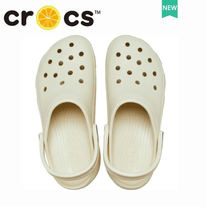%E3%80%90ALLGOOD%E3%80%91croc%20WOMEN'S%20CLASSIC%20PLATFORM%20CLOG%20bone%20color%20Beach%20Shoes%20Soft%20As%20Clouds%204.1cm%20Heightened%20Thick-Soled%20Slippers#206750%20-%20Image%208