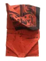 Batik Sarong Lungi for Men - Brown Colour Cotton Sarong Bathik Sarong   Pre-Stitched Handmade EthnicWear. 