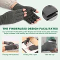 Adjustable straps Joint care gloves Ergonomic fit Lightweight design Elastic fabric Thumb support gloves Breathable material. 