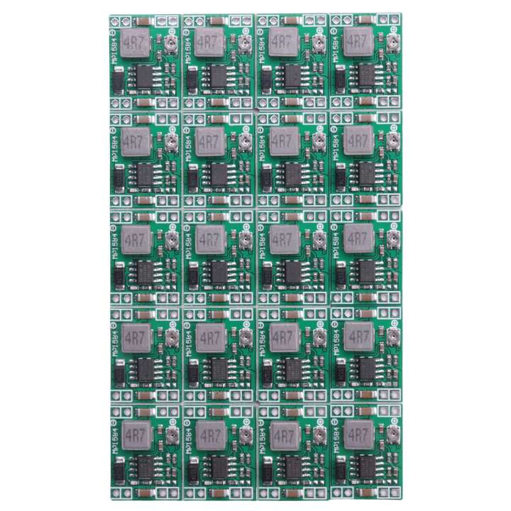20 Pcs Mini MP1584EN DC-DC Buck Converter Adjustable Power Supply Module 24V to 12V 9V 5V 3V Reduced Voltage Regulator