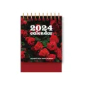 Desktop Mini Calendar Clock-in Calendar Book Scenery-themed Decoration Student Self-disciplined Calendar. 