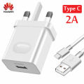 Huawei Charger UK Plug Adapter 5V/2A 10W & 1M Huawei Type C USB Cable. 