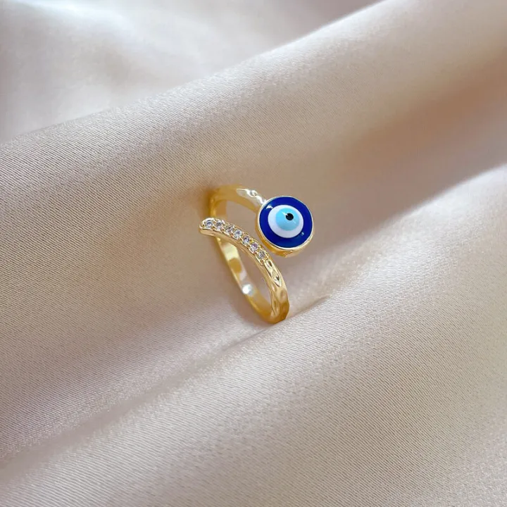 Blue%20Evil%20Eye%20Zircon%20Open%20Rings%20for%20Women%20Fashion%20Gold%20Plated%20Finger%20Ring%20Aesthetic%20Jewelry%20-%20Image%207