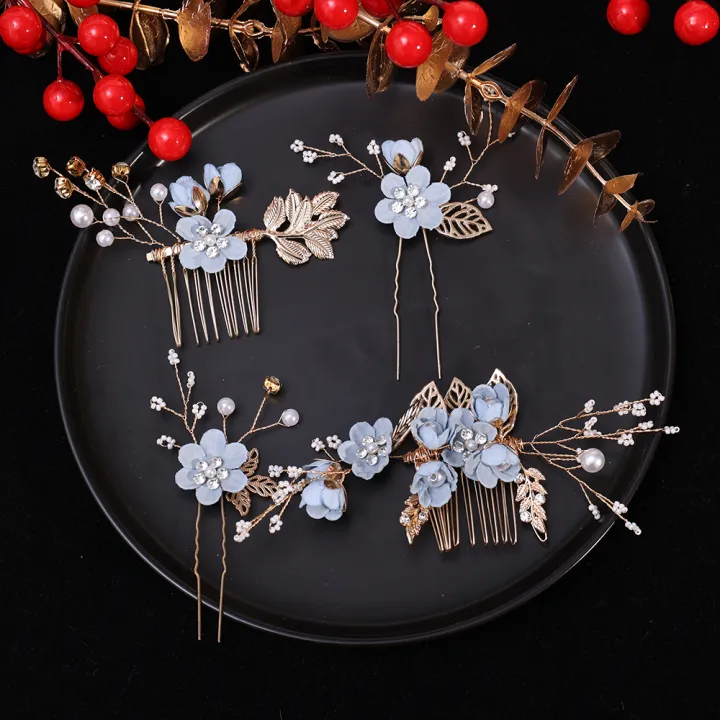 4pcs/Set%20Pearl%20Flower%20Hairpin%20Side%20Comb%20Golden%20Leaf%20Shaped%20Alloy%20Tiaras%20Wedding%20Bride%20Insert%20Hair%20Clips%20Hair%20Jewelry%20Bride%20Headwear%20-%20Image%207