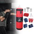 PU Punching Bag Heavy Bag Hanging Unfilled Bag Boxing Sandbag for Adults Home Gym. 