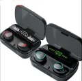 M10 Bluetooth Earbuds TWS Mini Earphone with LED Digital Display Gaming Touch Waterproof Wireless Bluetooth Headphone Charging Box with Power Bank store Airpods Inpods Airdots M90 M19 I12 I7s. 