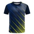 Quick Drying Table Tennis Clothes Men's T-shirt Printing Badminton Uniforms Women Training T shirt Boys Breathable Sportswear. 