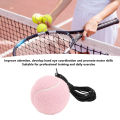Practice Tennis Ball String Tennis Ball Versatile Comfortable Hold Easy To Use Portable Lightweight for Tennis Courts. 
