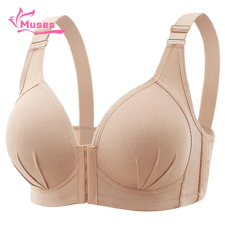 Muses%20Mall%20Non-wired%20Push-up%20Bra%20Comfortable%20Front%20Closure%20Push%20Up%20Bra%20for%20Women%20Soft%20Breathable%20Adjustable%20Straps%20No%20Wire%20Padded%20Solid%20Color%20Lady%20Bra%20Ideal%20for%20Southeast%20Asian%20Buyers%20Adjustable%20Shoulder%20Strap%20-%20Image%202