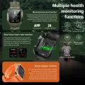 LOKMAT OCEAN PRO Smartwatch 1.85 inch Full Touch Screen, Fitness Tracker, Heart Rate Monitor, Sports Mode - Black. 