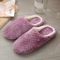 Plush Women indoor slippers Cozy Warm Slient Plush warmer home female slipper Soft Flat Autumn winter house flat floor shoes. 