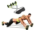 Revoflex Core Double AB Roller Exercise Equipment,Professional Ab Wheel Roller Supports,Abdominal Workout Machine. 