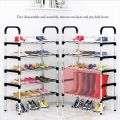 Shoe Shelf Storage Organizer |  6-Tier Stackable High Quality  Shoe Rack. 