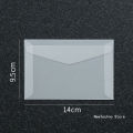 【SmartHorizon】Transparent Sulfuric Acid Paper Envelope Vintage Wedding Postcard Invitation Card Storage Translucent Blank Envelope 1pc. 