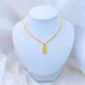 Gold necklace 916 original auction Abacus necklace men pendant chain for women luxury jewelry for girlfriend's birthday gift hypoallergenic fashion jewellery yp755. 