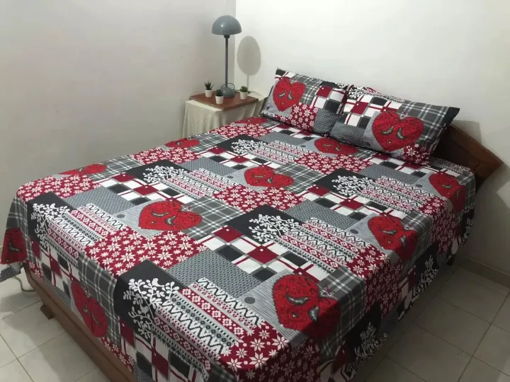 Bed%20Sheet%20With%202%20Pillow%20Covers%20cotton%20(full%2070*90%202%20pillow%20c%20-%20Image%205