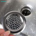Kitchen Sink Strainer Stainless Steel Mesh Bathroom Drain Hole Strainer. 
